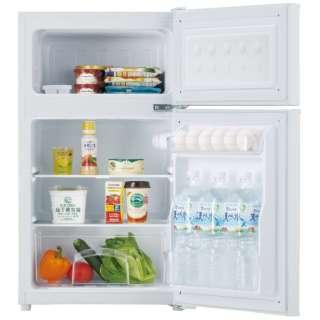 Haier 冷凍冷蔵庫 ハイアール BR-85A-W {85L/2枚ドア/右開き Haier 冷凍冷蔵庫 ハイアール BR-85A-W {85L/2枚ドア/右開き