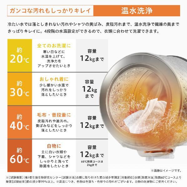 ハイセンス（HISENSE） 洗濯機 洗濯12kg ドラム式 左開き ヒートポンプ