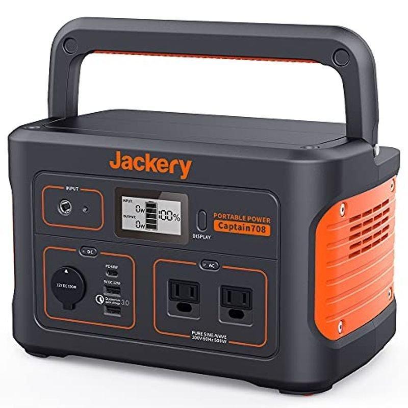 Jackery ポータブル電源 708 大容量 191400mAh/708Wh 蓄電池 家庭用 発電機 車中泊 キャンプ アウトドア 防災グッズ ポータブルバッテリー ジャクリ【新品】｜kaden-oasis