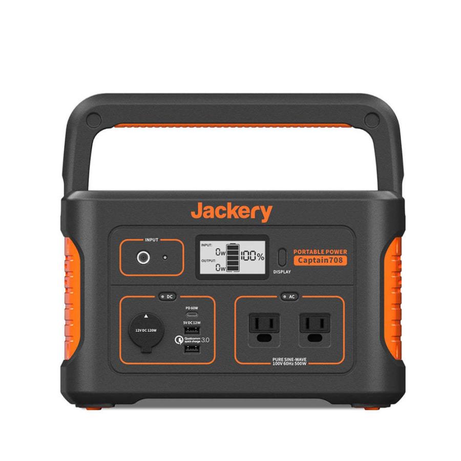 Jackery ポータブル電源 708 大容量 191400mAh/708Wh 蓄電池 家庭用 発電機 車中泊 キャンプ アウトドア 防災グッズ ポータブルバッテリー ジャクリ【新品】｜kaden-oasis｜02