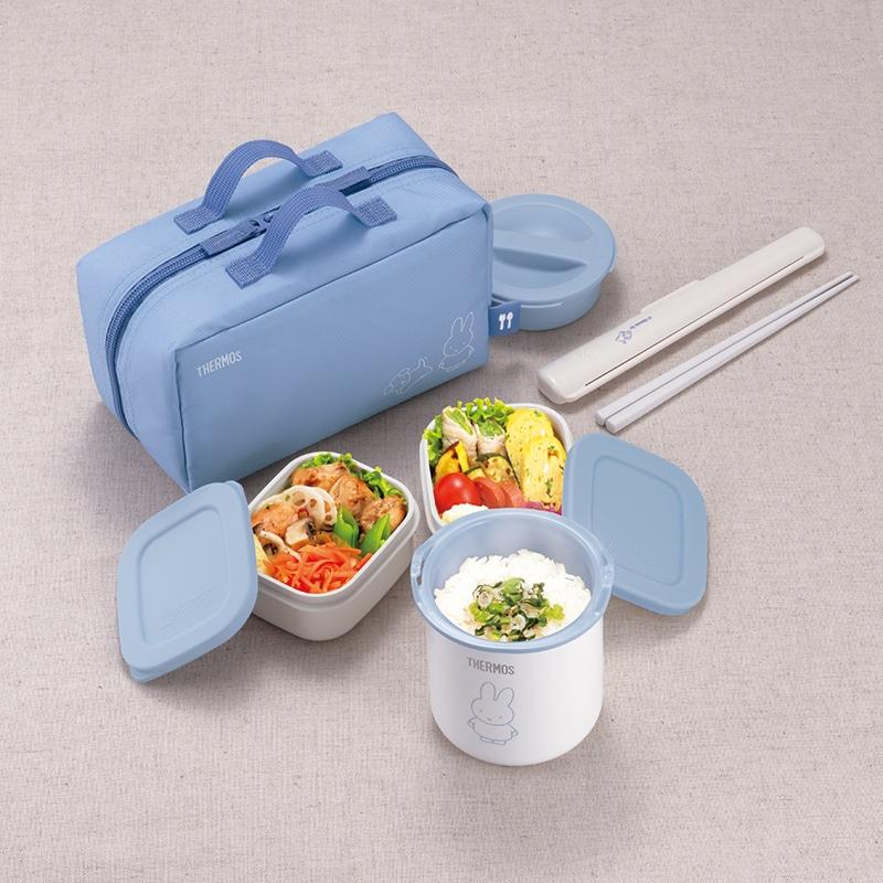 THERMOS（サーモス） 弁当箱 保温 キャラクター ミッフィー ポーチ付き