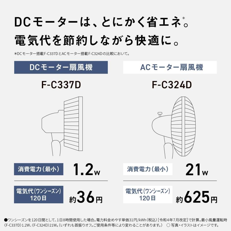Panasonic（パナソニック） 扇風機 リビング扇 DCモーター 7枚羽根 5