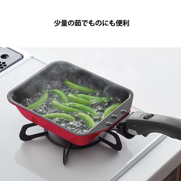 サーモス デュラブルコート　フライパン　卵焼き　深型炒め鍋　3点セット THERMOS（サーモス） デュラブルシリーズ フライパン 炒め鍋 深型 KFH