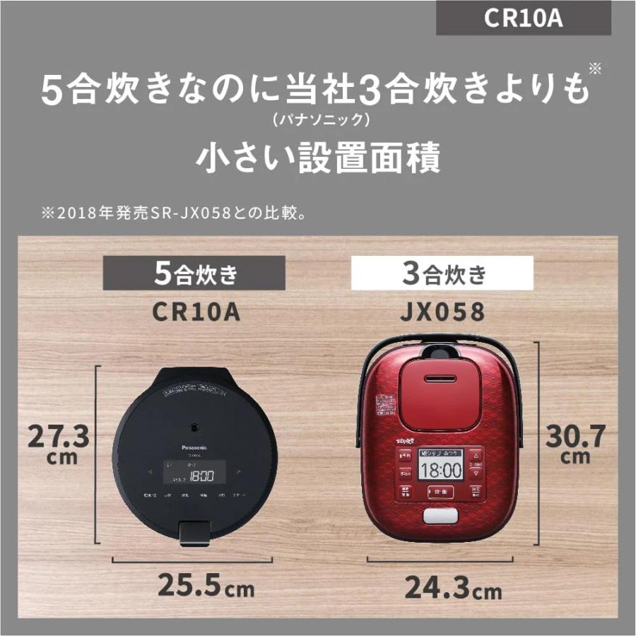パナソニック 圧力IHジャー炊飯器 5.5合 SR-CR10A-K｜kaden-outlet｜04