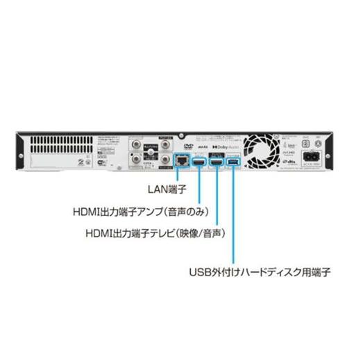 AQUOS 4B-C20ET3 シャープ 2TB 4Kレコーダー 4Kダブルチューナー内蔵 3