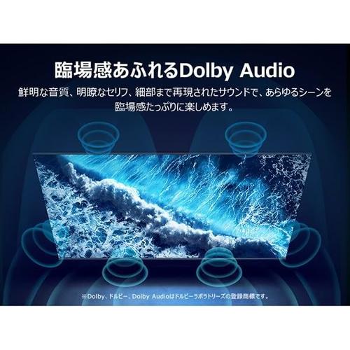 TCL 55P61K TCL 55V型 P61K 4K液晶テレビ GoogleTV搭載 地上・BS・110