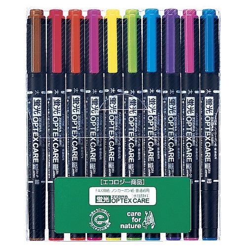 ZEBRA（ゼブラ） A-4901681368600 蛍光オプテックス・ケア 10色