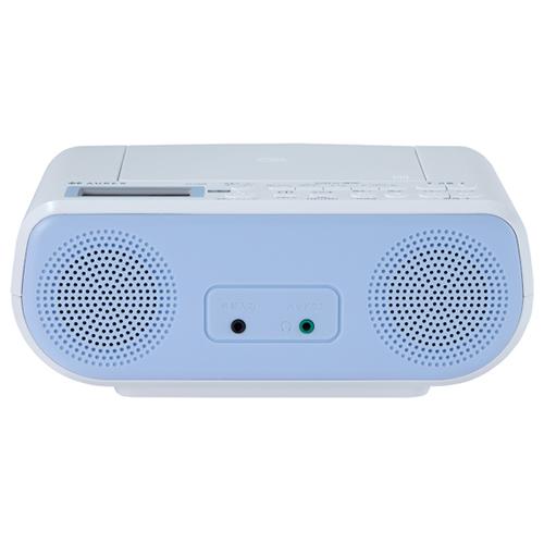 Aurex AX-CR30-L 東芝 CDラジオ ブルー AUREX ワイドFM対応 ラジカセ
