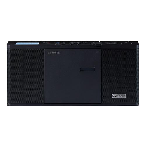 Aurex AX-CR90-K 東芝 SD／USB／CDラジオ ブラック AUREX ワイドFM対応