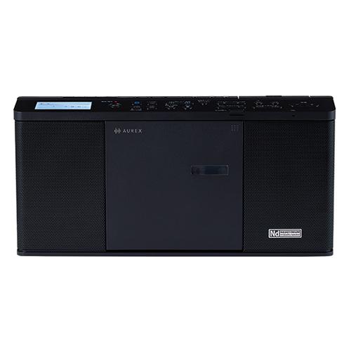 Aurex AX-CR90-K 東芝 SD／USB／CDラジオ ブラック AUREX ワイドFM対応