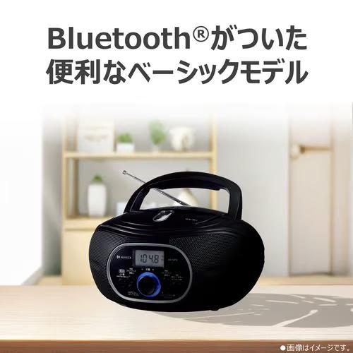 TOSHIBA　CDラジオ AUREX　AX-CW10(K)　ブラック Aurex AX-CW10-K 東芝 CDラジオ AUREX ブラック Bluetooth搭載 ワイド