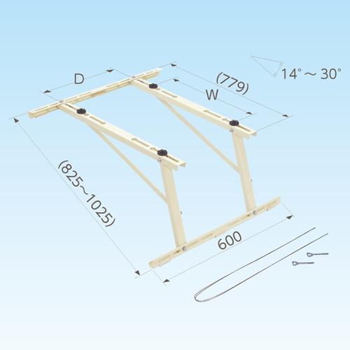 日晴金属 C-LG 傾斜屋根 直角置き用金具 : 家電のSAKURA - 通販