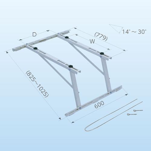 型番 C - LZG　ルームエアコン 据付 部品 傾斜屋根 直角置用 日晴金属 C-LZG 傾斜屋根 直角置き用金具 : 家電のSAKURA - 通販