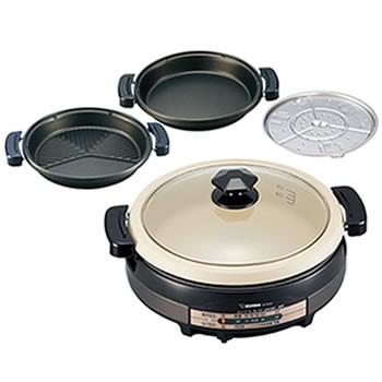2022年製　ZOJIRUSHI 象印 グリルなべ あじまる EP-RV30(TA-ブラウン) EPRV30TA あじまる EP-RV30-TA 象印 グリルなべ （ブラウン） : 家電のSAKURA