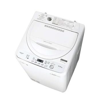 SHARP 全自動洗濯機5.5kg (ES-GE5D-W) SHARP（シャープ） ES-GE5D-W 5.5kg 全自動洗濯機 ホワイト系 : 家電の