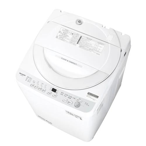 SHARP（シャープ） ES-GE7J-S タテ型全自動洗濯機 シルバー系 洗濯7kg