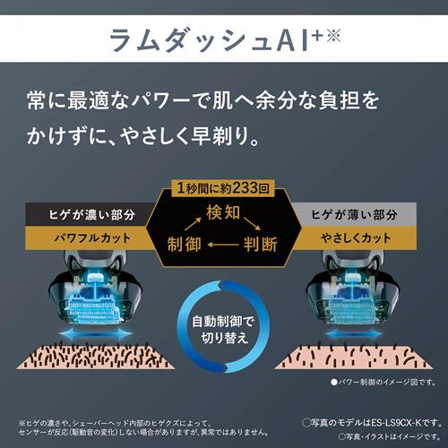 ラムダッシュ ES-LV9W-S パナソニック メンズシェーバー ラムダッシュ