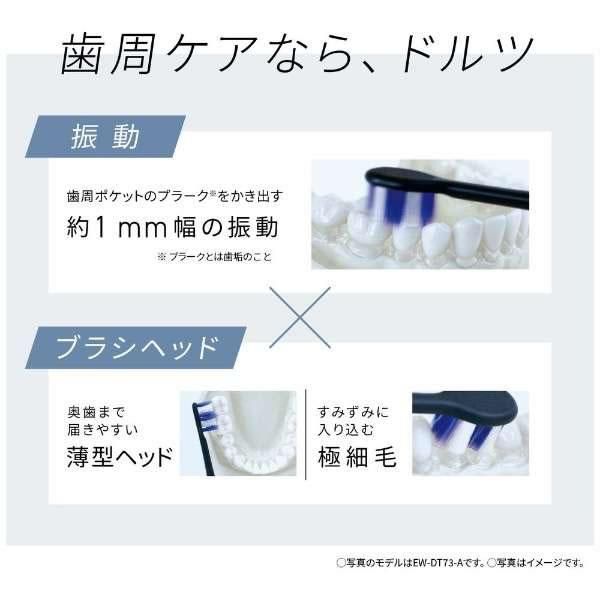 Panasonic Doltz 電動歯ブラシ EW-DT63-S Doltz EW-DT63-S パナソニック 音波振動ハブラシ(電動歯ブラシ) ドルツ