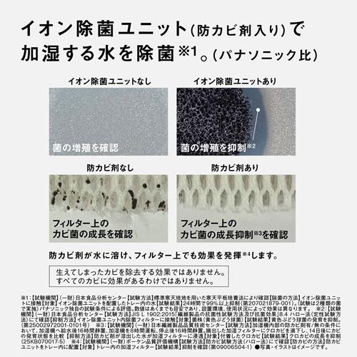 Panasonic（パナソニック） FE-KX07C-W ヒーターレス気化式加湿機