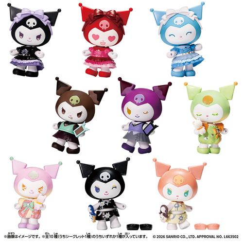 BANDAI（バンダイ） H-4582769803741 Kawaii Closet KUROMI vol.1 9個