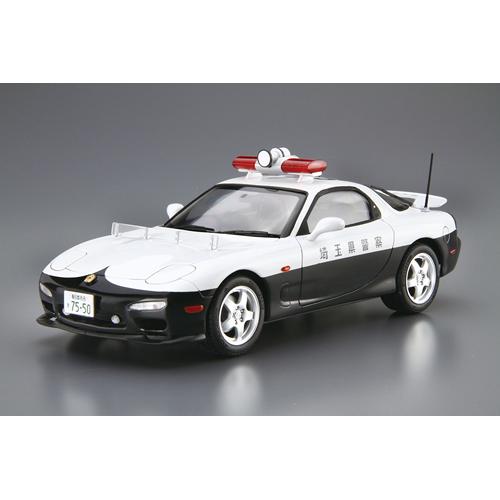 H-4905083064863 アオシマ 1／24 ザ・パトロールカー No.8 マツダ FD3S RX-7 IV型 パトロールカー ’98 パトカー｜kaden-sakura｜02