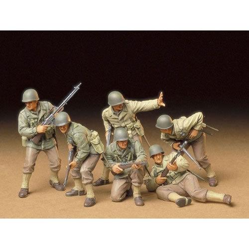 タミヤ1/35アメリカ歩兵攻撃チーム塗装済完成品フィギュアセット