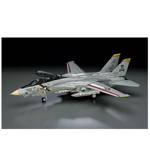 H-4967834015449 ハセガワ 1／72 F-14A トムキャット 大西洋空母航空団 プラモデル E14｜kaden-sakura｜02