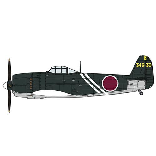 ハセガワ H-4967834075719 1／48 川西 N1K2-J 局地戦闘機 紫電改 後期