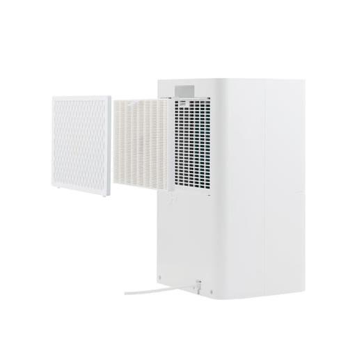 ツインバード除湿機 ホワイト 排水口付き JS-E956W ツインバード（TWINBIRD） JS-E956W 空気清浄機能付き衣類乾燥除湿機
