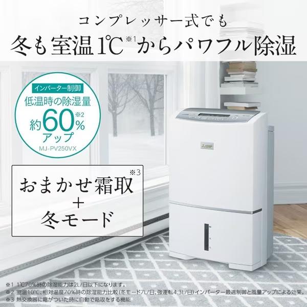 三菱電機（MITSUBISHI ELECTRIC） MJ-PV250VX-W 三菱 コンプレッサー