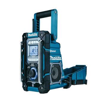 超美品 MAKITA MR300 Bluetooth対応 ポータブルラジオ マキタ（makita） MR300 充電機能付きラジオ スピーカー（本体のみ）青