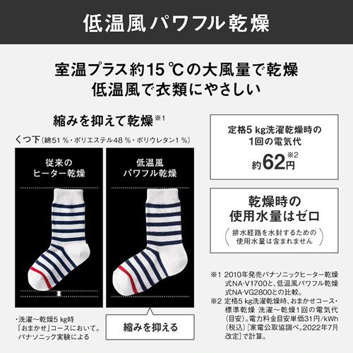 Cuble NA-VG2800L-S パナソニック 洗濯10kg 乾燥5kg ななめ Cuble NA-VG2800L-S パナソニック 洗濯10kg 乾燥5kg ななめ
