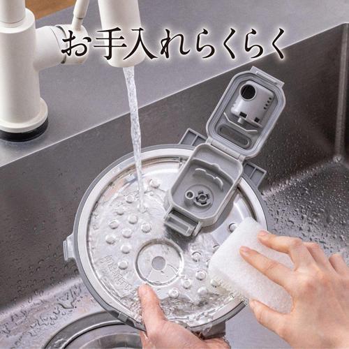 炭炊釜 NJ-SE06H-B 三菱 3.5合炊き IHジャー炊飯器 黒曜（こくよう