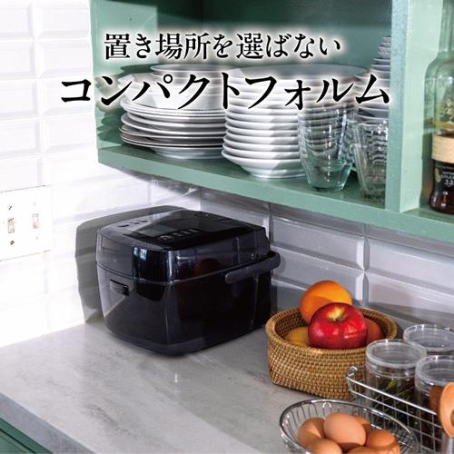 炭炊釜 NJ-SE06H-B 三菱 3.5合炊き IHジャー炊飯器 黒曜（こくよう
