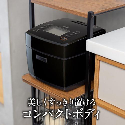三菱 MITSUBISHI IHジャー炊飯器 1升炊き 黒曜 NJ-VS18G-B 【公式通販】