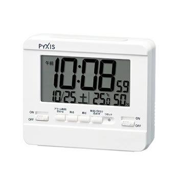 NR538W セイコー クオーツ デジタル時計 温度湿度計 ホワイト｜kaden-sakura