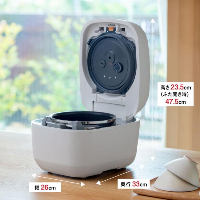 炎舞炊き NW-FA10-WZ 象印 5.5合炊き 圧力IH炊飯ジャー 炊飯器
