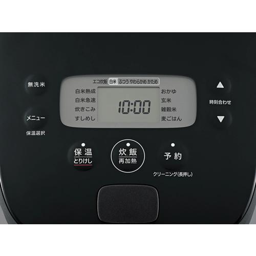 極め炊き NW-QA10-BA 象印 IH炊飯ジャー 5.5合炊き ブラック IH炊飯器
