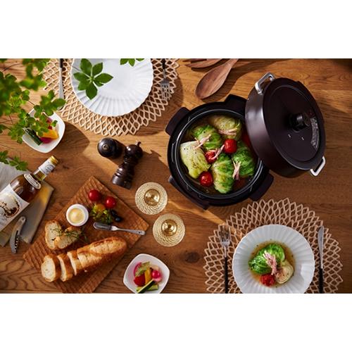 IRIS OHYAMA（アイリスオーヤマ） PC-MA3-T 3L 電気圧力鍋 カカオ