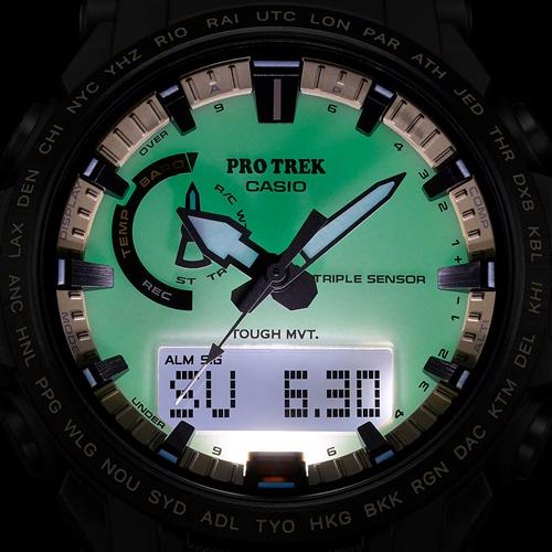 PRO TREK PRW-61LD-5JF カシオ CASIO 電波ソーラー腕時計 : 家電