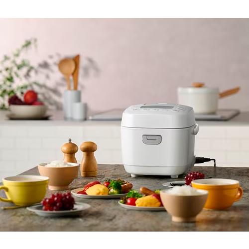 銘柄炊き RC-MEA30-W アイリスオーヤマ ジャー炊飯器 マイコン式 3合