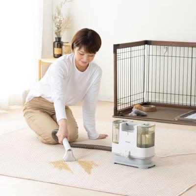 アイリスオーヤマ - 【taaさん専用】IRIS リンサークリーナー ホワイト RNS-P10-W リンサークリーナー 自動散水 温水洗浄 RNS-P10-W カーペット
