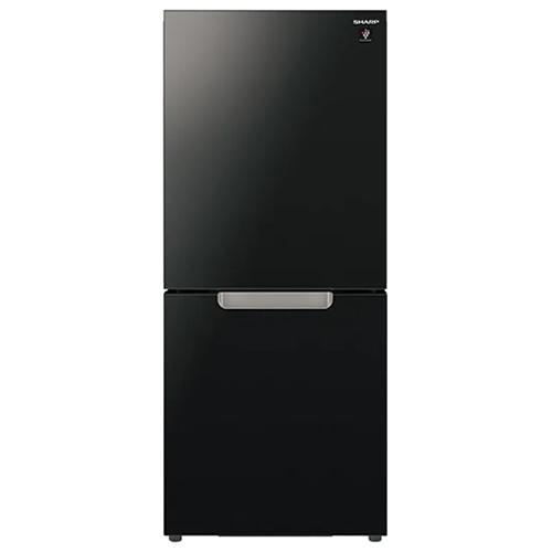 【2024年製美品】SHARP 2ドア冷蔵庫 SJ-GD15K-B　ブラック PLAINLY SJ-GD15K-B シャープ 152L 2ドア冷蔵庫 つけかえどっちもドア