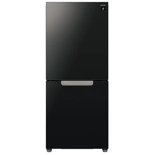 PLAINLY SJ-GD15P-B シャープ 152L 2ドア冷蔵庫 ピュアブラック 
