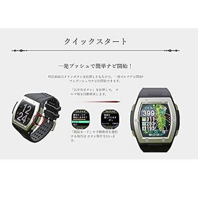 テクタイト SN-CREST-WS ショットナビ 腕時計型GPSナビ Crest ホワイト 
