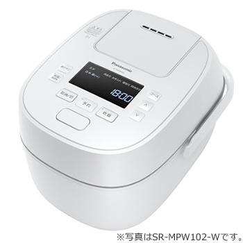 【美品】パナソニック 圧力IHジャー炊飯器 SR-MPW182-W ホワイト おどり炊き SR-MPW182-W パナソニック 1升炊き 可変圧力IHジャー炊飯器