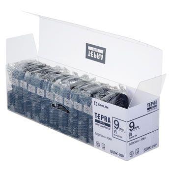 キングジム【KINGJIM】PROテープ10個パック SS9K-10P 9mm幅 キングジム【KINGJIM】PROテープ10個パック SS9K-10P 9mm幅 白