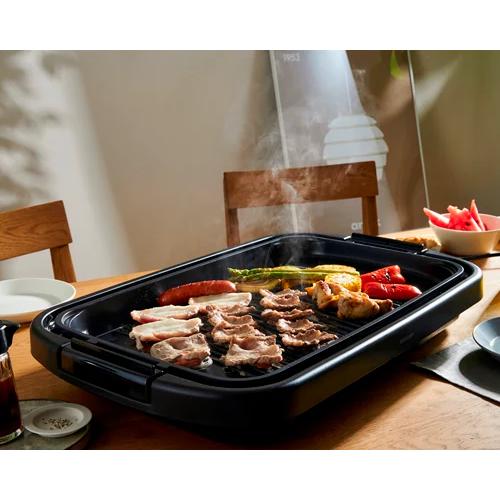 新品 アイリスオーヤマ ワイドホットプレート 50cm SWHP-012-B ホットプレート 大型 2枚 SWHP-012-B (平面/焼肉) H518838