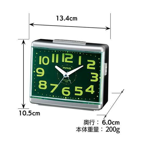 ノア精密 T-679-SM-Z グッドモーニング2号 スタンダード目覚まし時計