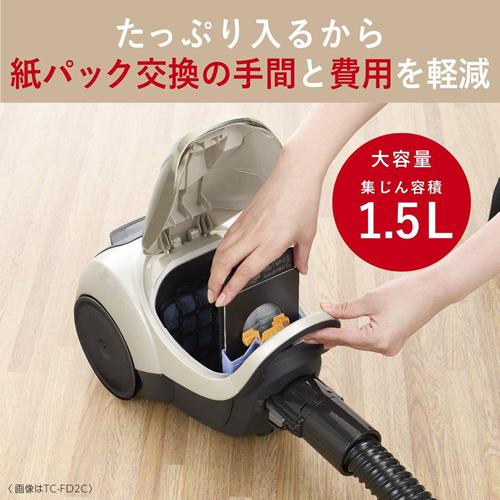 Be-K TC-FJ2C-C 三菱電機 紙パック式掃除機 (ビケイ Be-K TC-FJ2C-C 三菱電機 紙パック式掃除機 (ビケイ